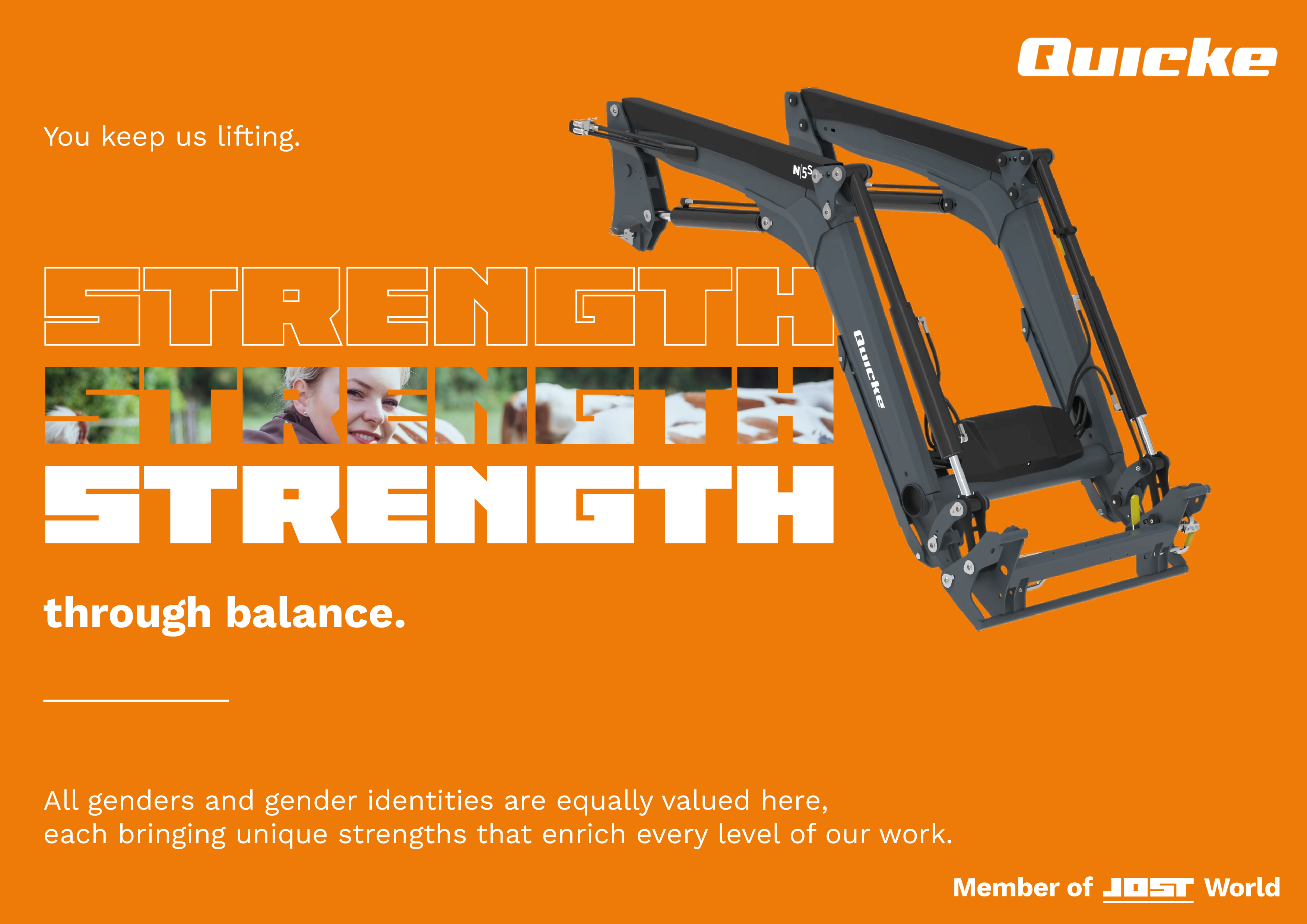 Quicke: Strength through balance